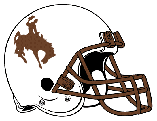 Wyoming Cowboys 1997-1999 Helmet Logo diy fabric transfer